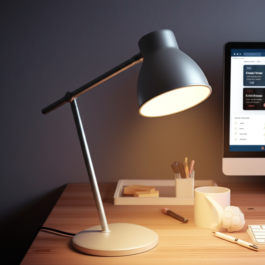 LED Desk Lamp with Wireless Charging
